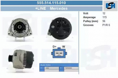 CV PSH 555514115010 -  Генератор